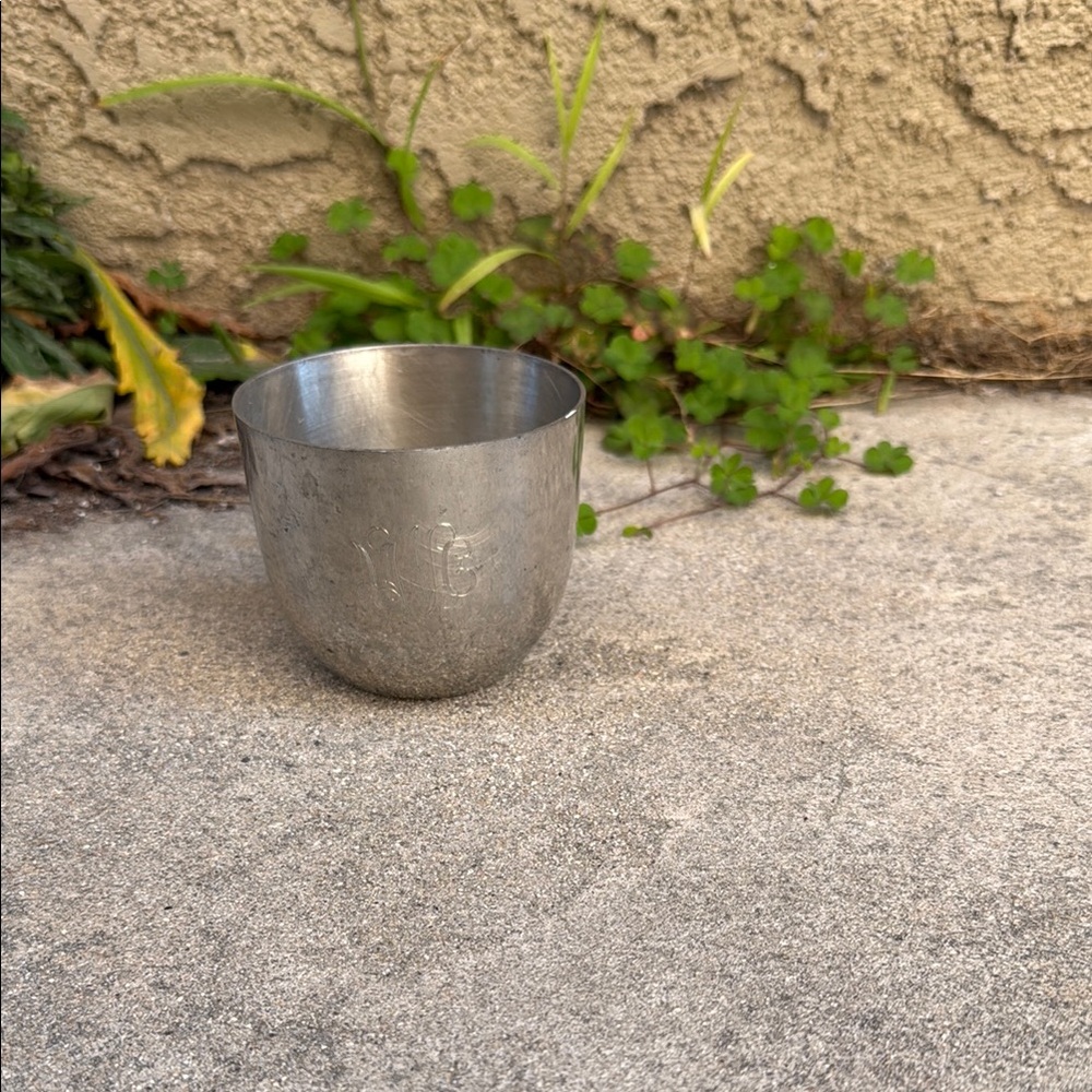 Pewter Jefferson Cup, Engraved